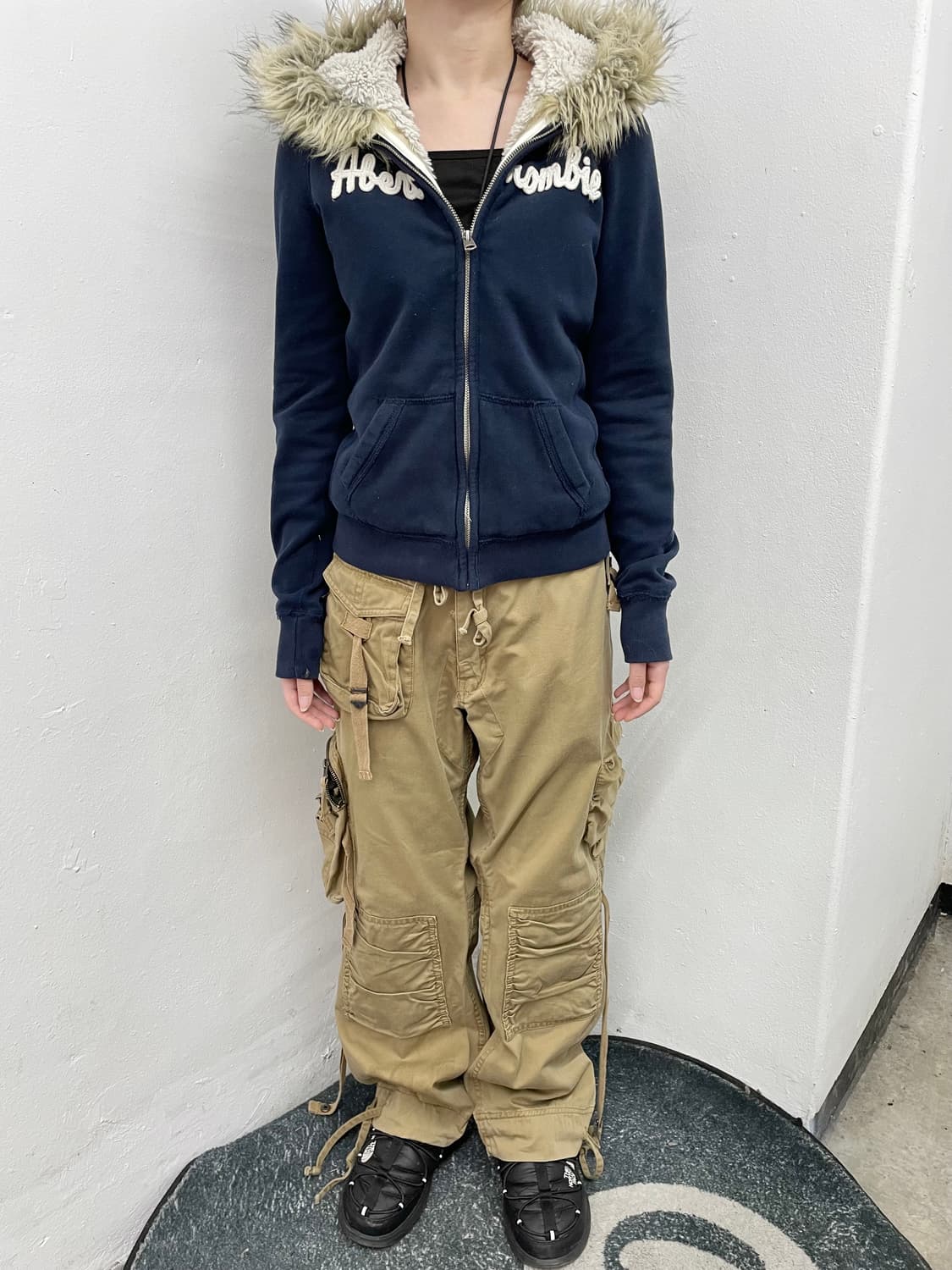 브라운 멀티포켓 밀리터리 디테일 카고 팬츠 상품이미지4