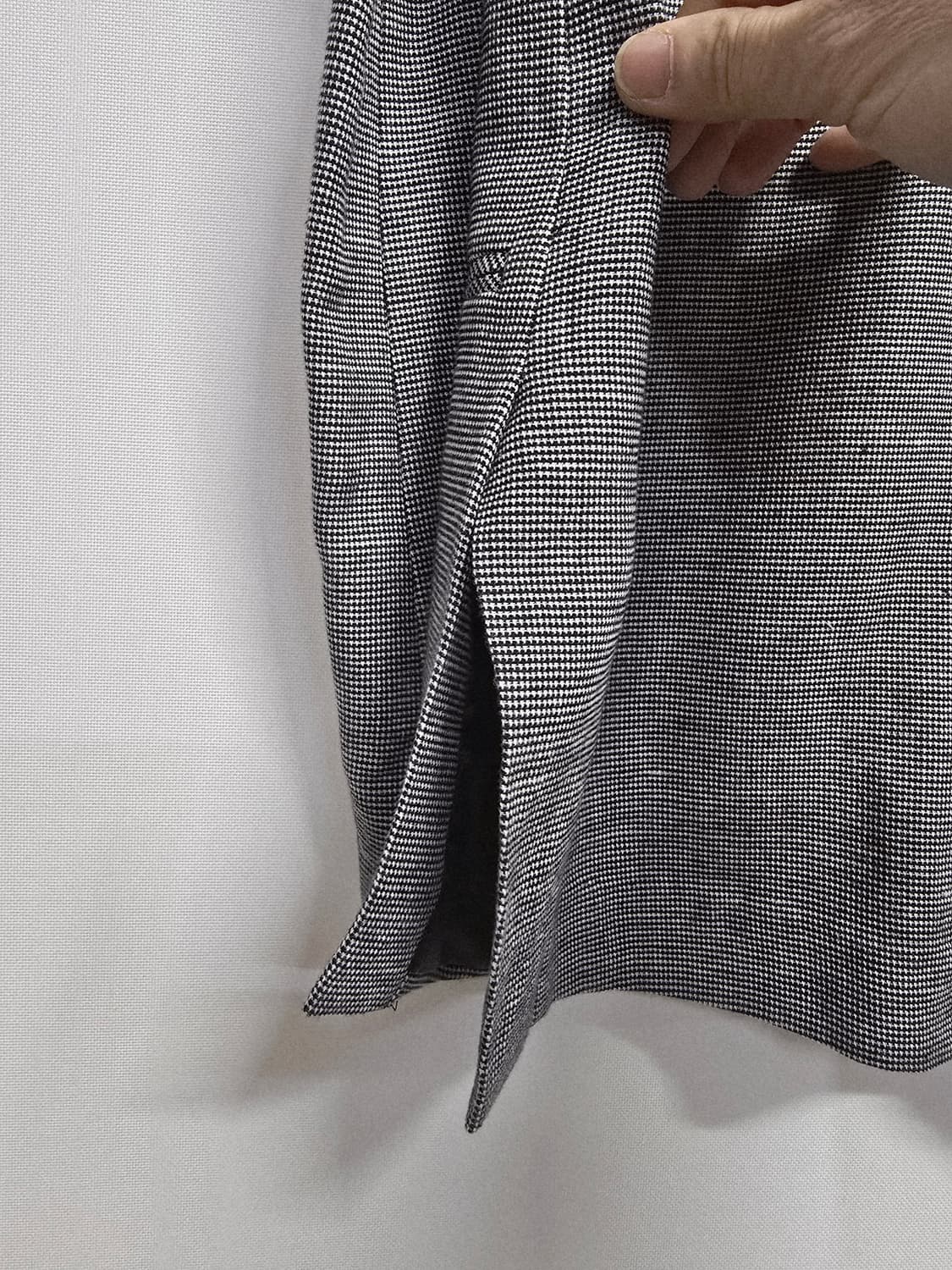 SJ SJ 체크 더블 면마혼방 자켓 상품이미지6