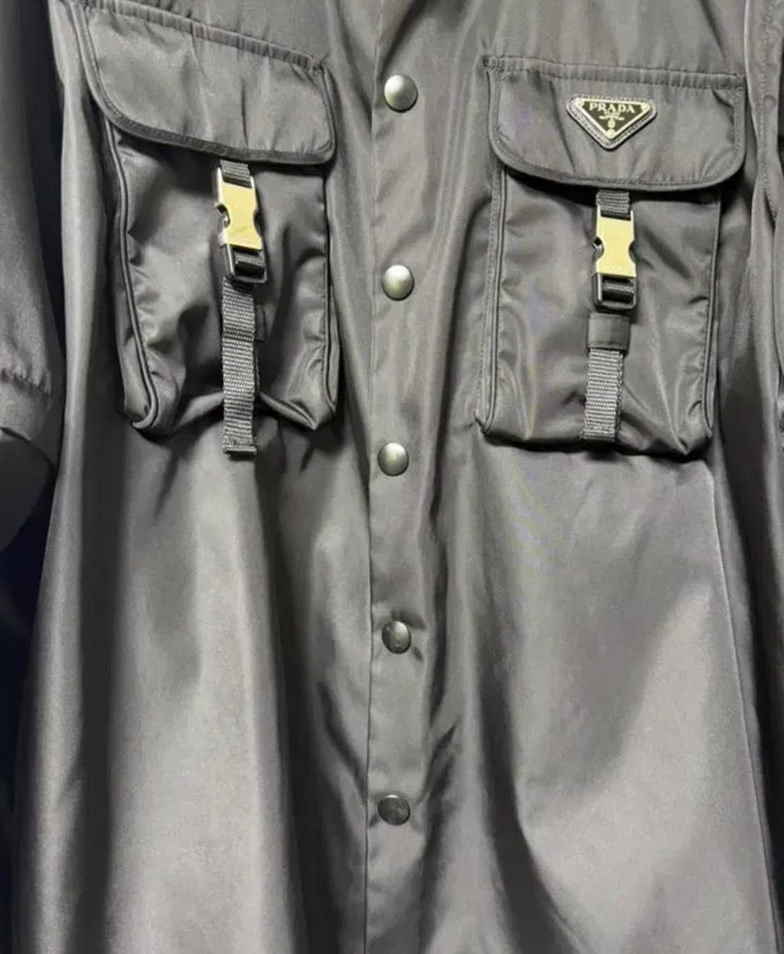 [2XL] 프라다 리나일론 오버셔츠 팔 분리형 자켓 SC548 상품이미지3