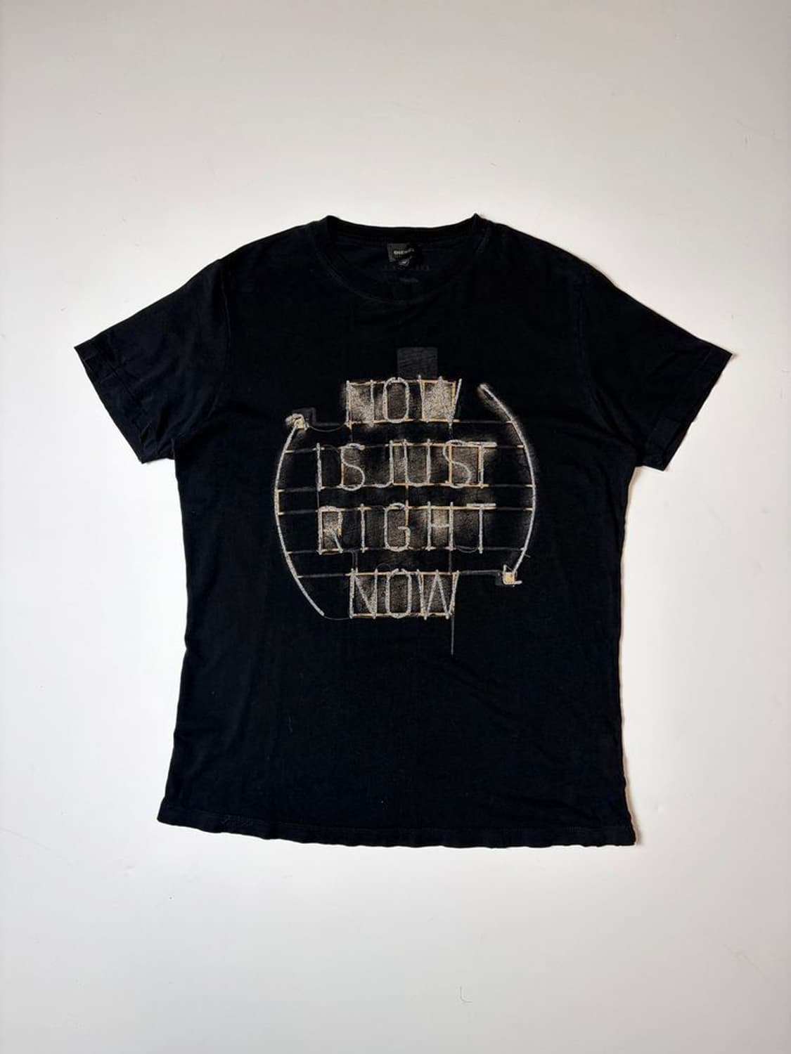 디젤 DIESEL 00's 라운드넥 프린팅 반팔 티셔츠 PN9233 상품이미지1