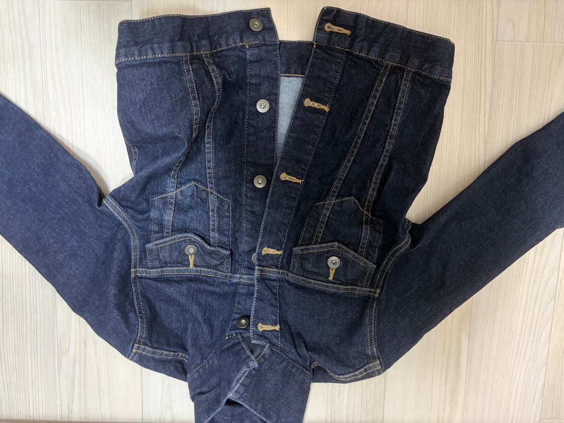 유니클로 데님 자켓 사이즈:우먼스s 상품이미지2