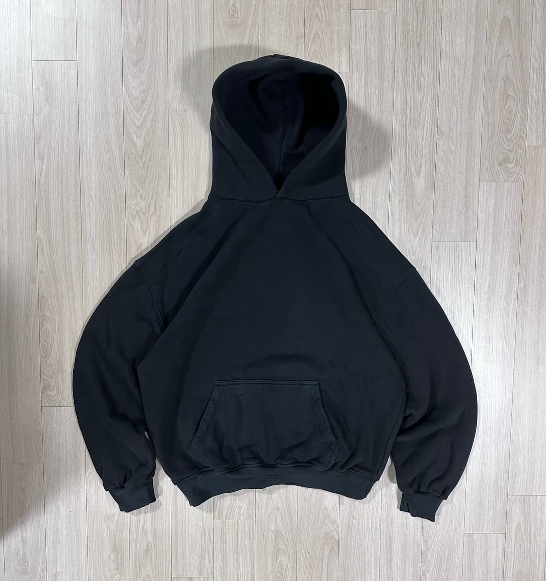 Velour Garments 450GSM 후드티 블랙 L 상품이미지1