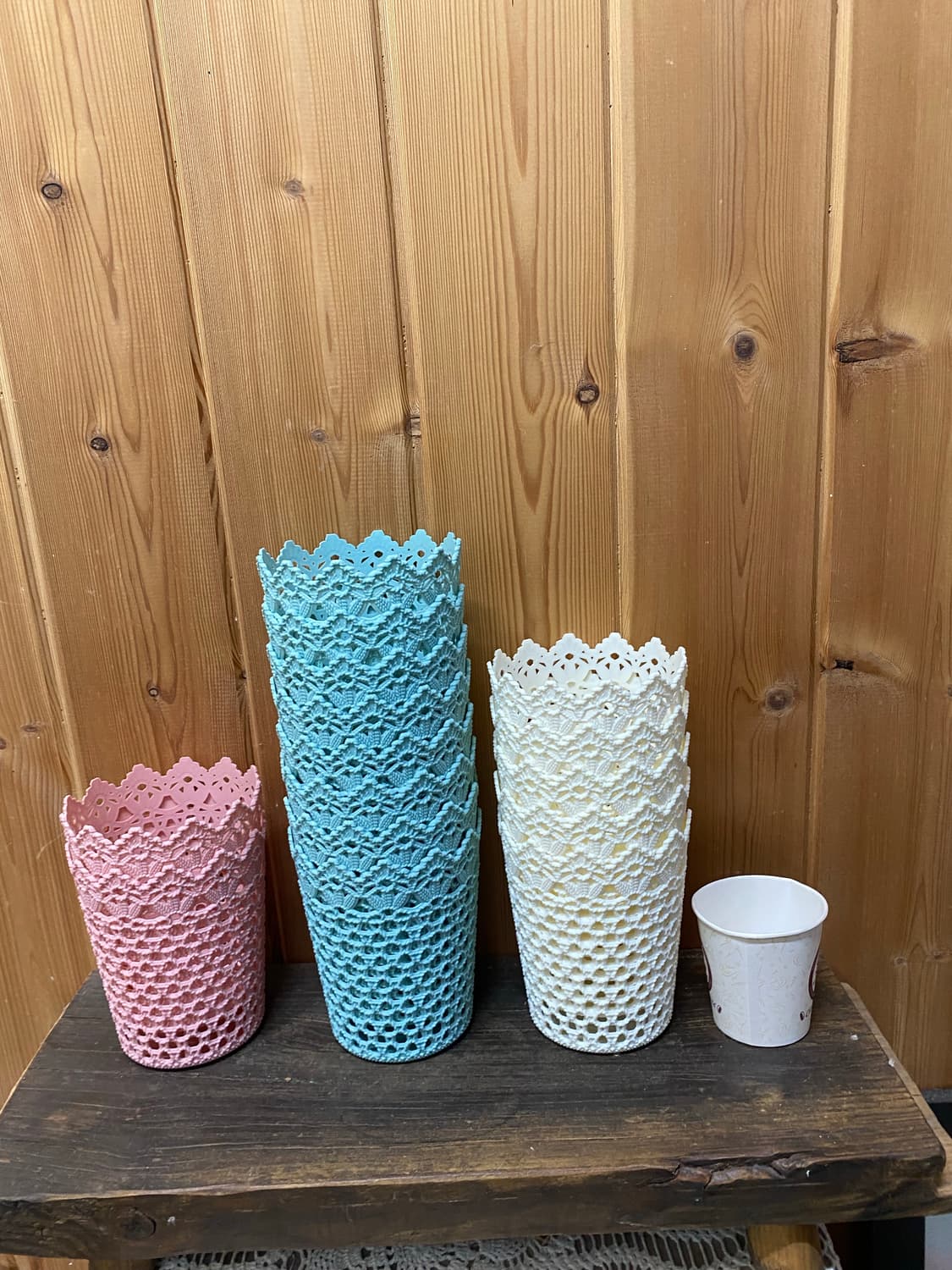 원뿔 바구니 15개 새상품 상품이미지1