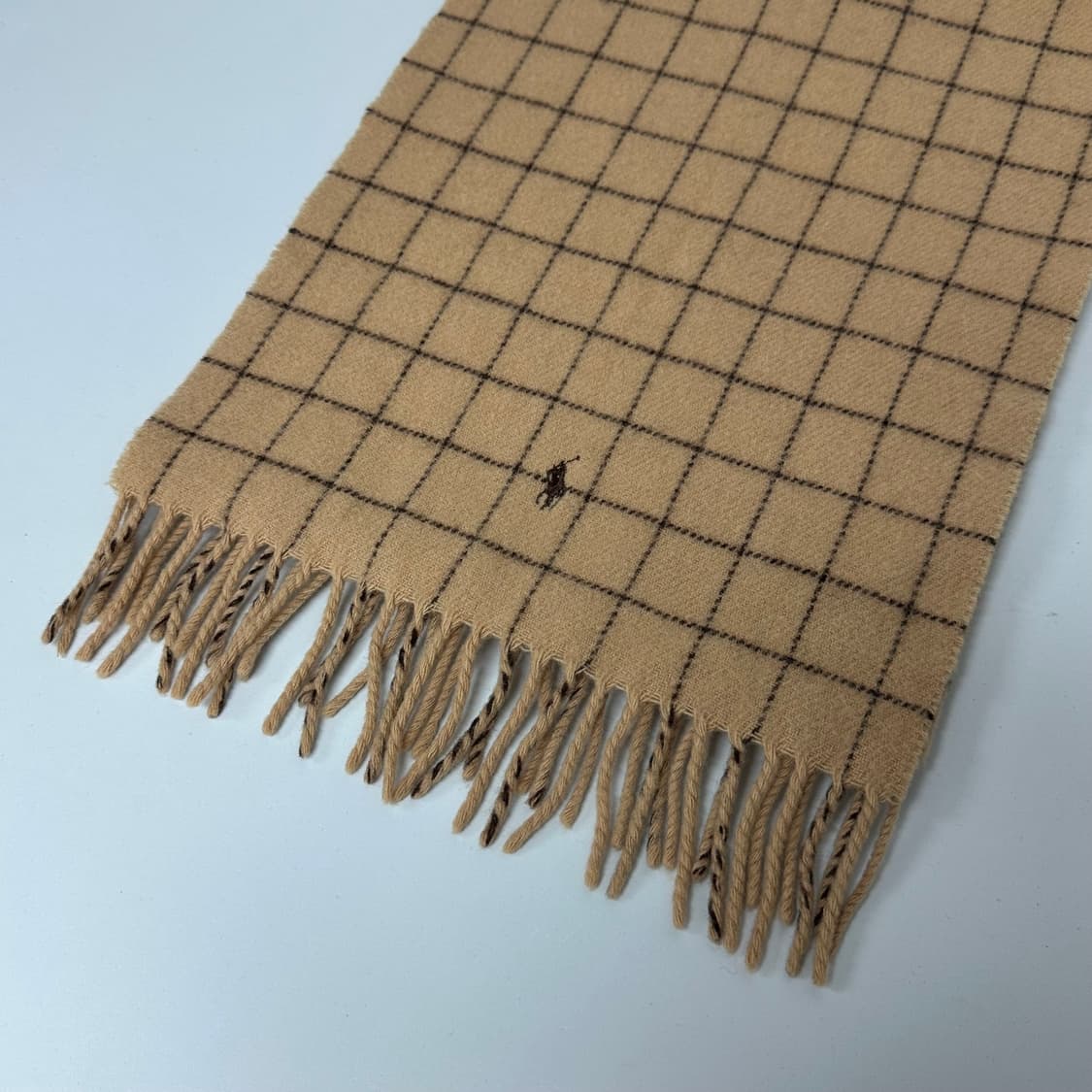 폴로 체크 로고 머플러 상품이미지3