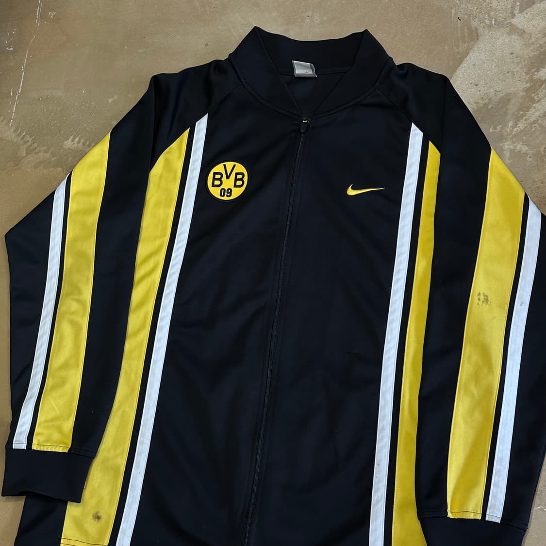 2XL 나이키 도르트문트 블랙 옐로우 배색 트렉탑 상품이미지1