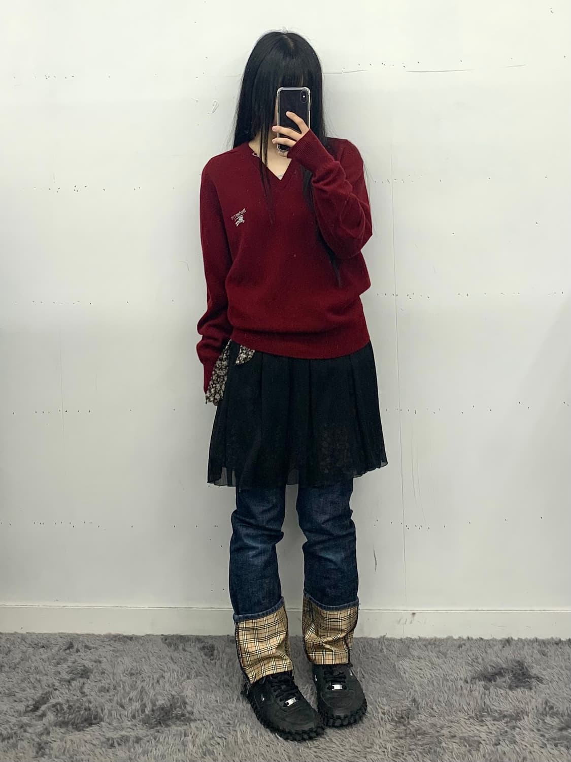 버버리 블루라벨 롤업 데님 상품이미지2