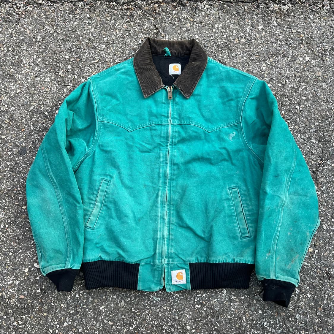 90년대 빈티지 칼하트 J13 아쿠아 덕 산타페 자켓 상품이미지1