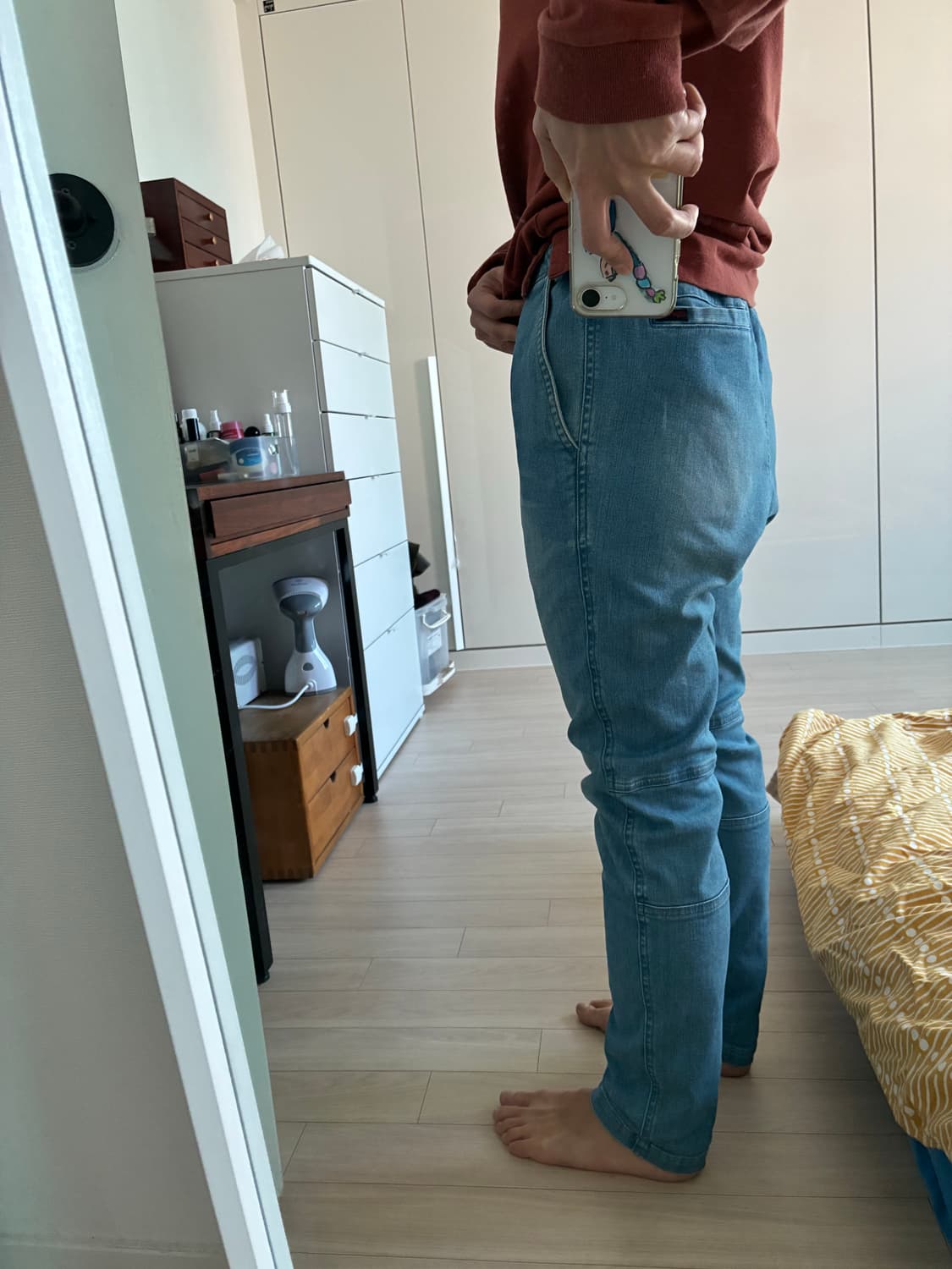 Gramicci × Niko and… 콜라보 데님 테이퍼드 팬츠 M 상품이미지9