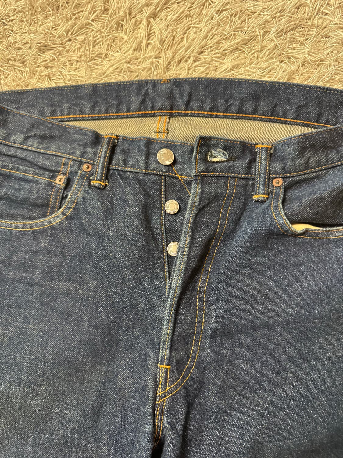 [A.presse] 아프레쎄 Washed Denim pants E 상품이미지9