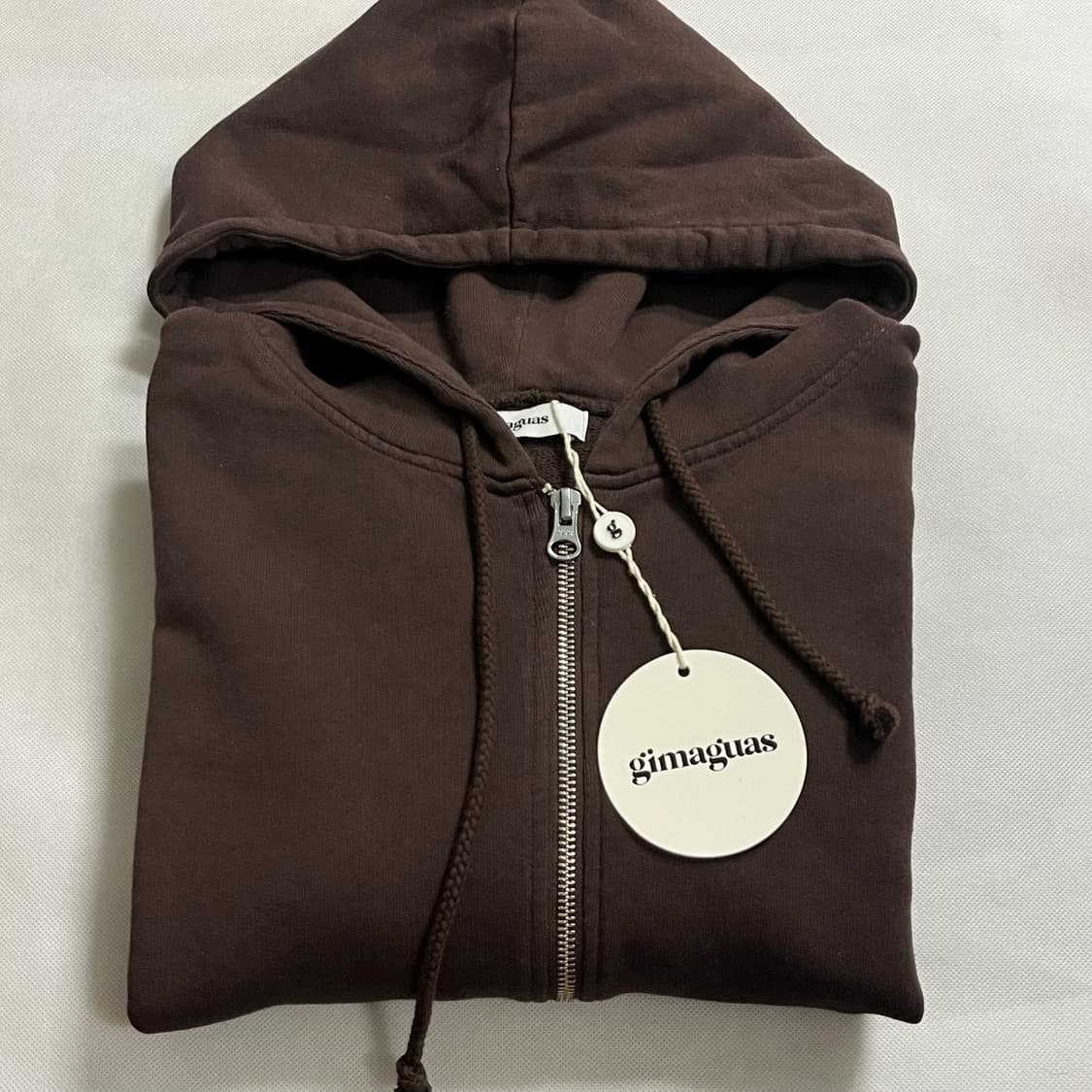 [S,M]기마구아스 Alexia 후드 미니 드레스/브라운 상품이미지4