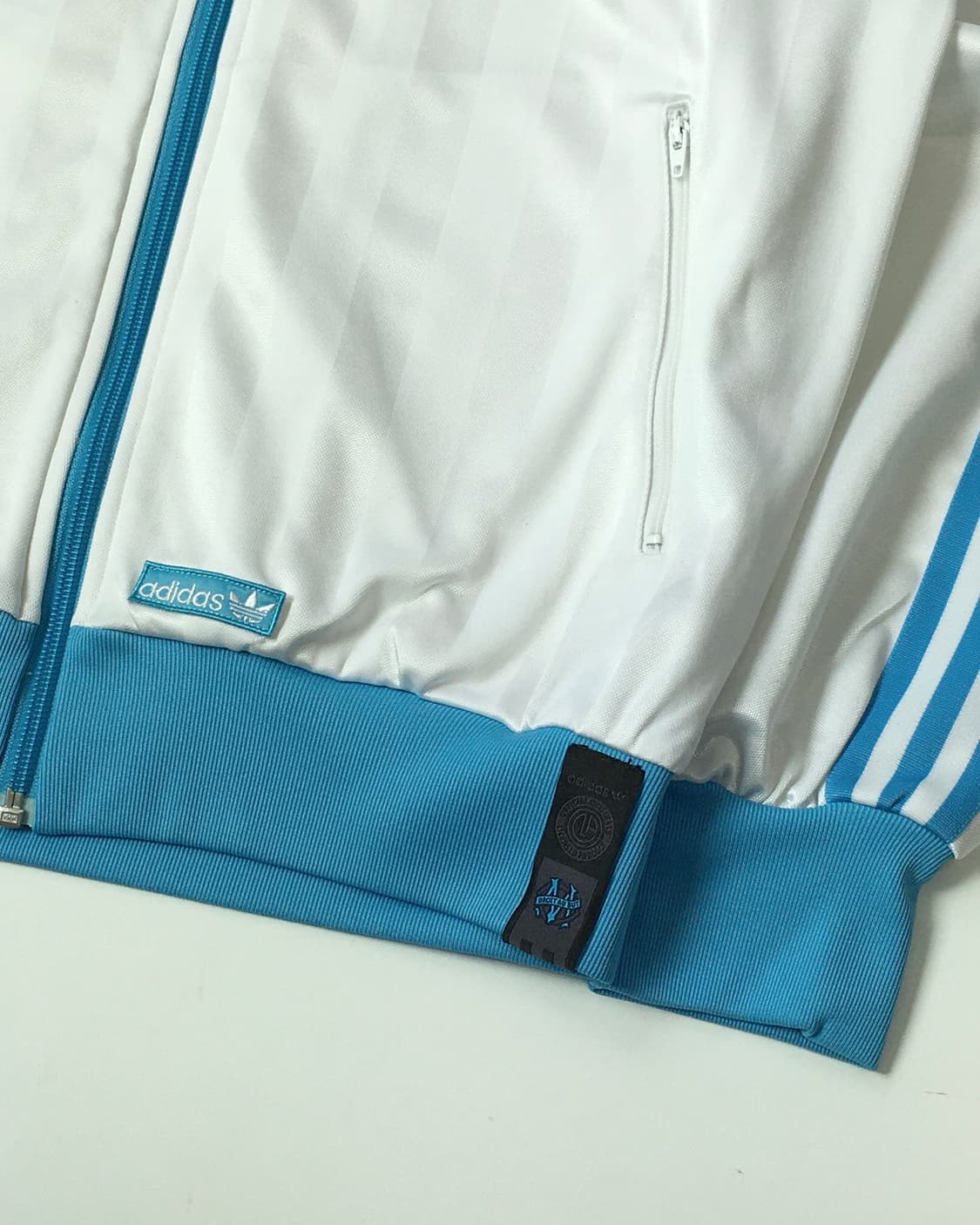 Adidas 아디다스 마르세유 베켄바우어 새틴 화이트 트랙탑 상품이미지5