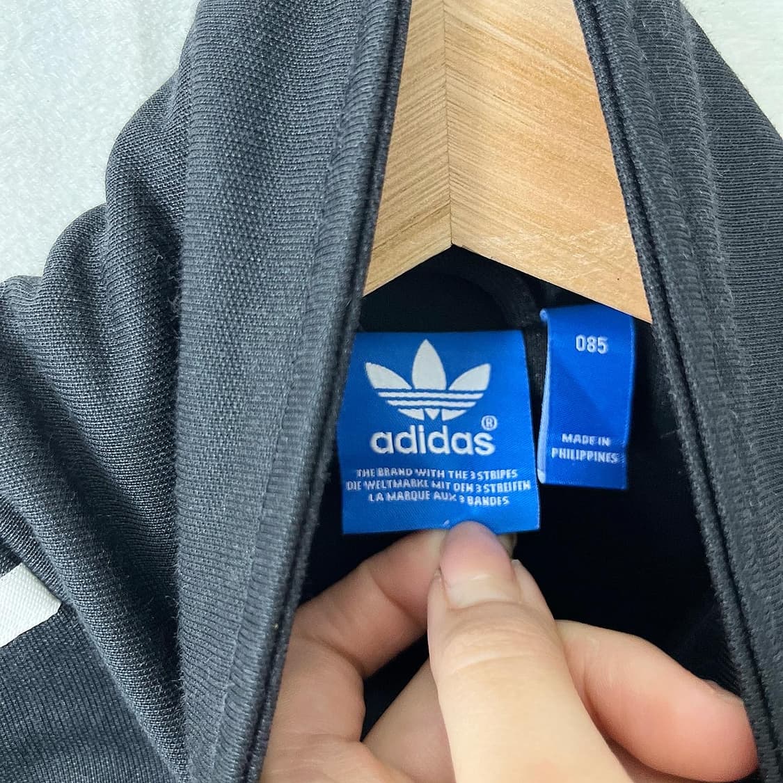 아디다스 블랙 삼선 파이어버드 트랙탑 상품이미지6