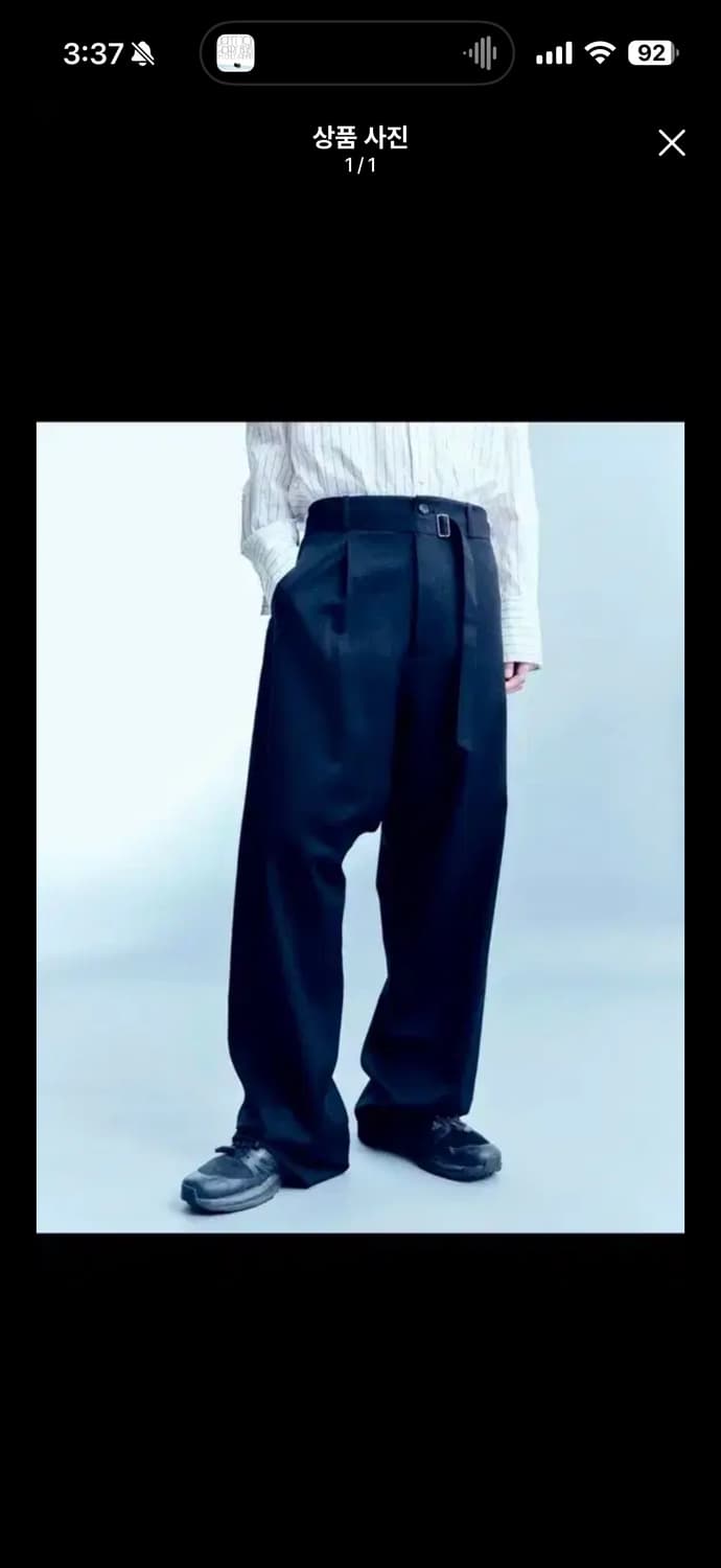 린더 드롭 크로치 팬츠 1 상품이미지1