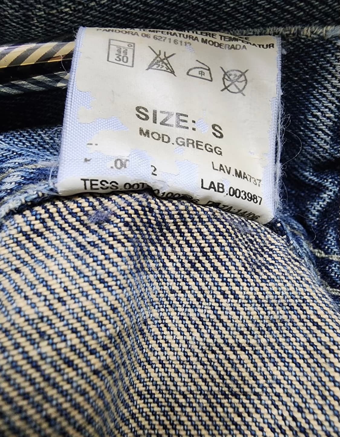 빈티지 디젤 트러커 데님자켓 상품이미지6