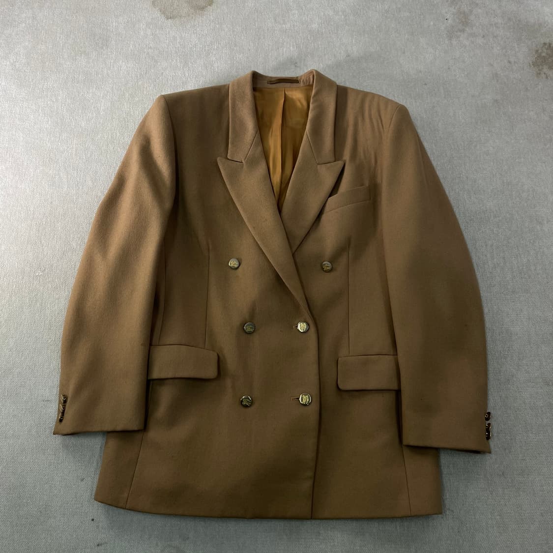 100 버버리 일본판 90s 금장 3버튼 울 블레이저 자켓 상품이미지1
