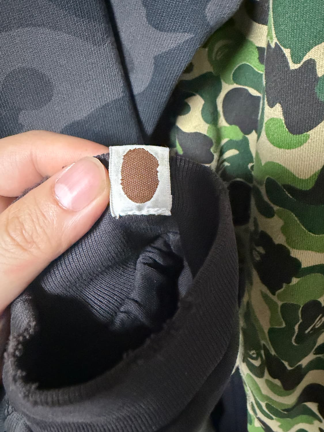 베이프 흑계 헤비웨이트 후드 집업 XL 상품이미지5