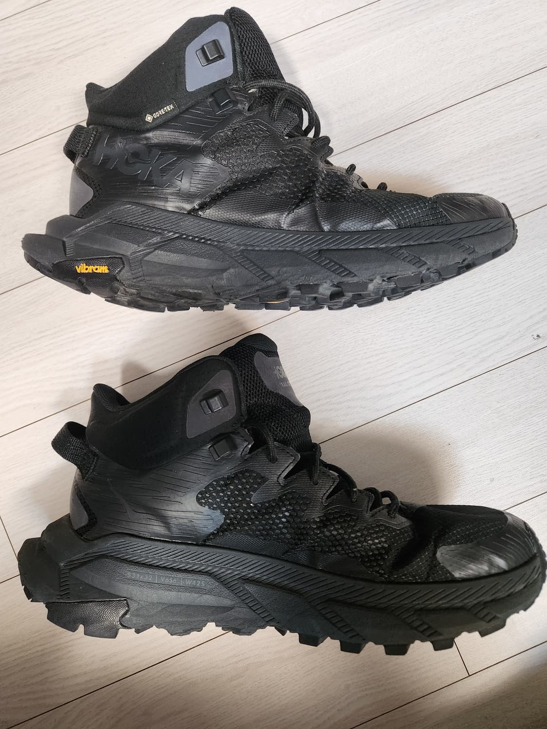 호카 트레일코드 고어텍스 남자 등산화 트레킹화 신발 블랙 레이븐 1123 상품이미지6