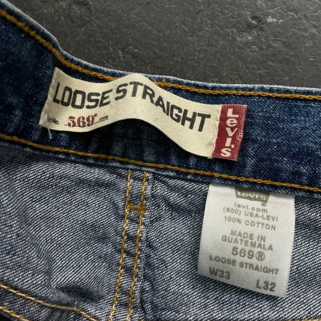 33 리바이스 569 루즈핏 청바지  상품이미지3