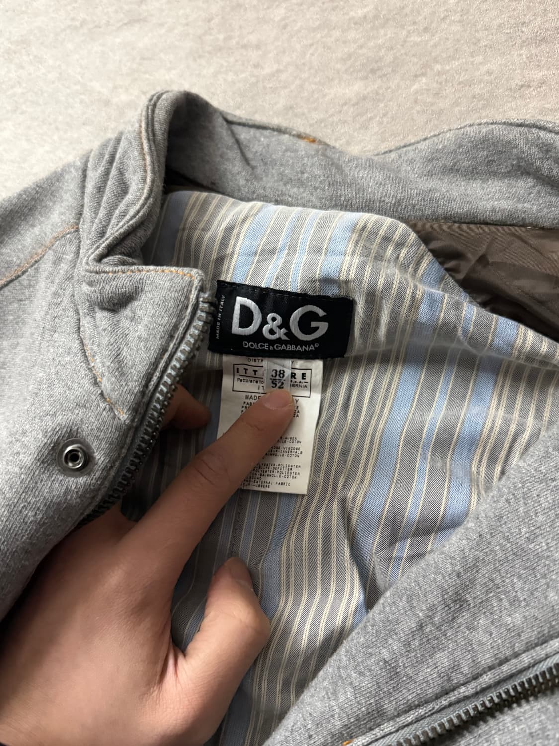 돌체앤가바나 멀티지퍼 집업자켓 상품이미지8