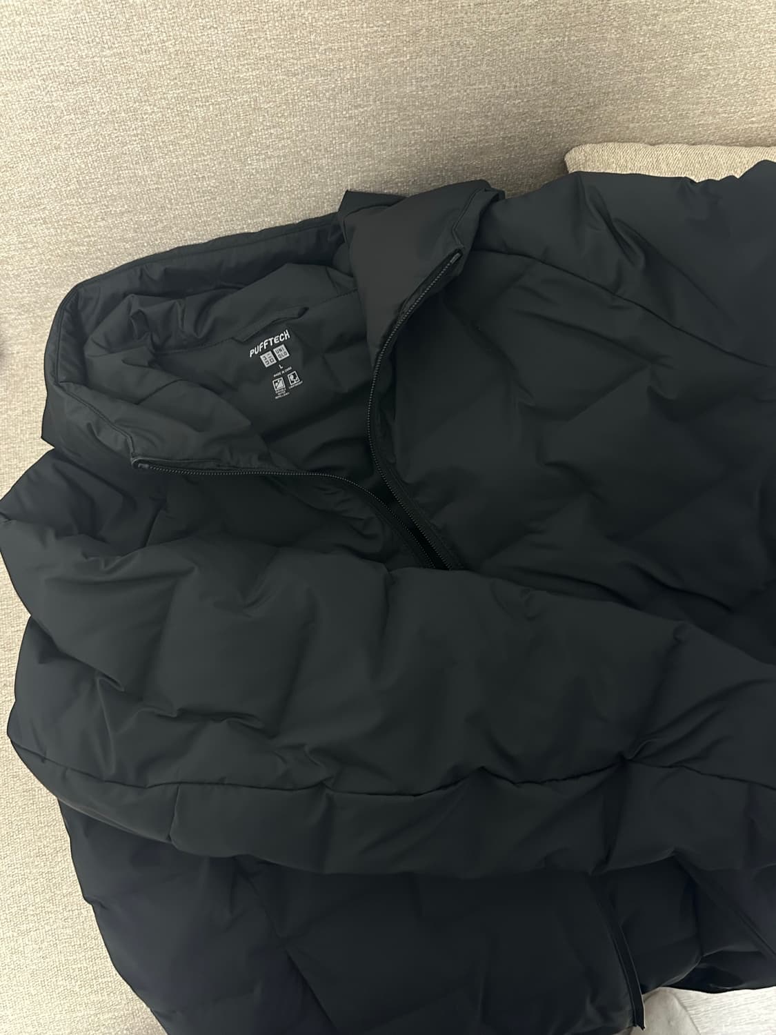 유니클로 퍼프테크 파카 경량패딩 L 상품이미지1