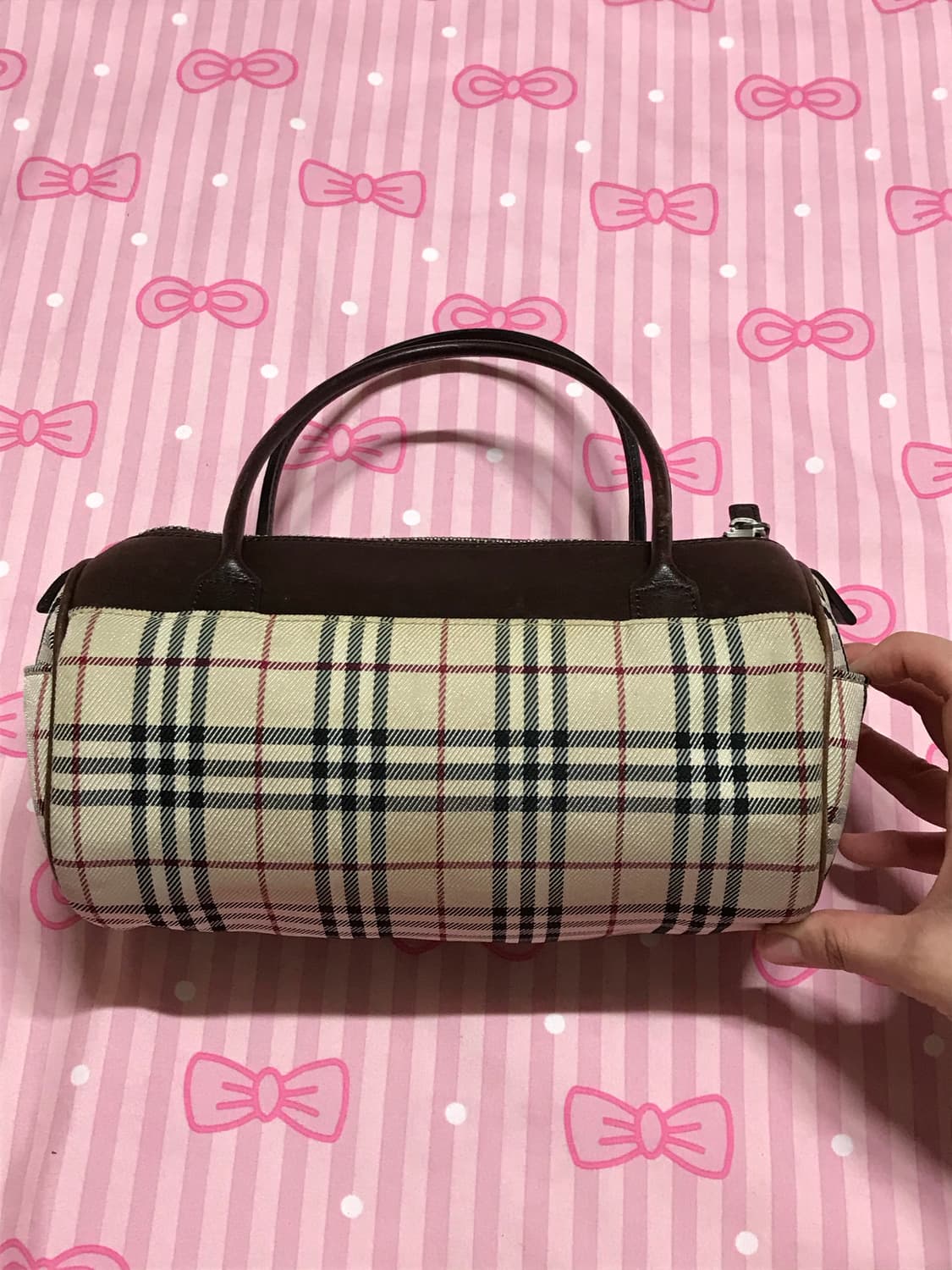 버버리 노바체크 보스턴백 토트백 상품이미지5