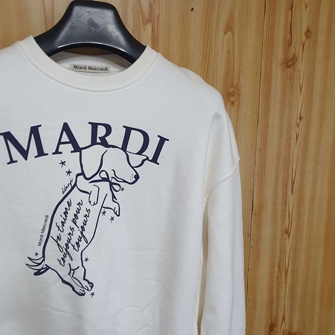 마르디메크르디 맨투맨  FREE 상품이미지2