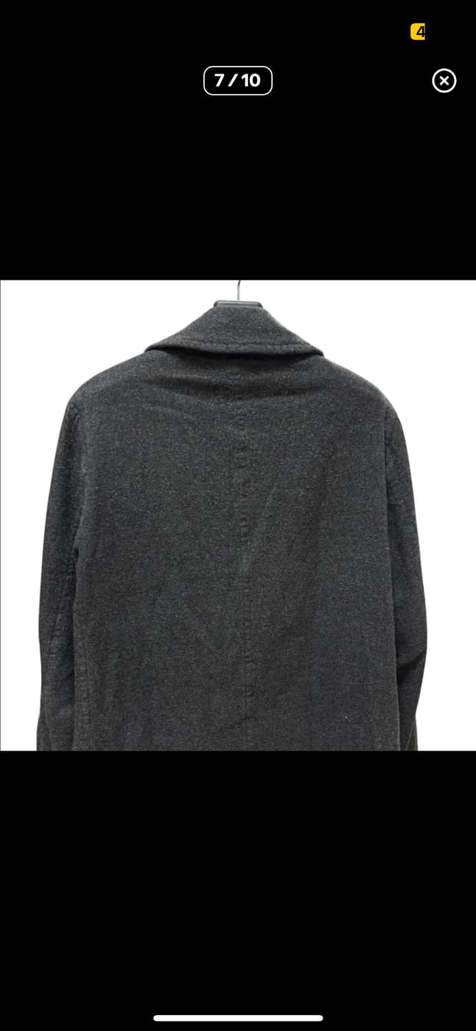 꼼데가르송 옴므 듀스 15aw 축융 울 피코트 상품이미지7