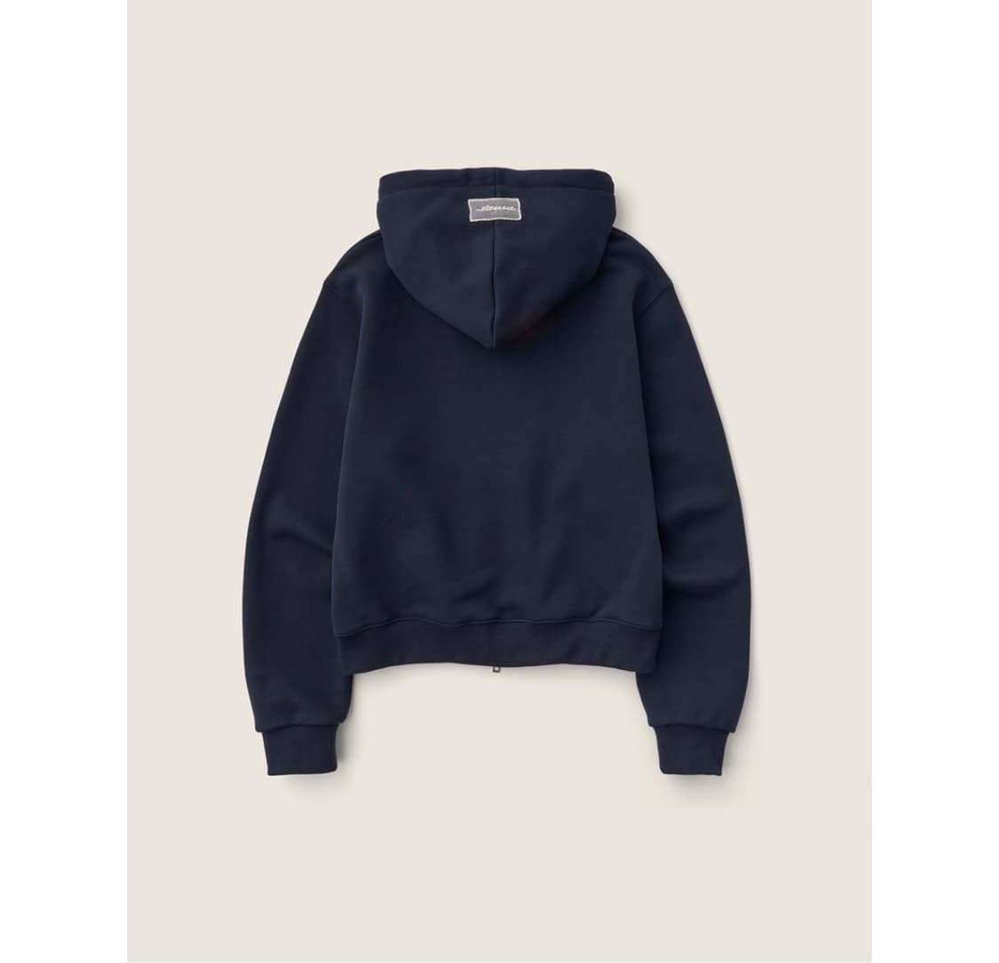 시엔느 클래식 집업 후디 네이비 상품이미지3