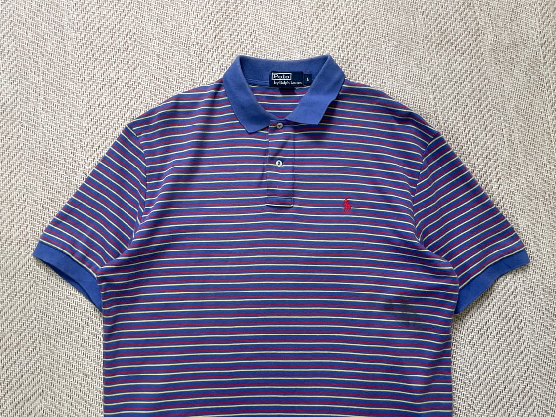 폴로랄프로렌 멀티 스트라이프 PK 폴로셔츠 상품이미지3