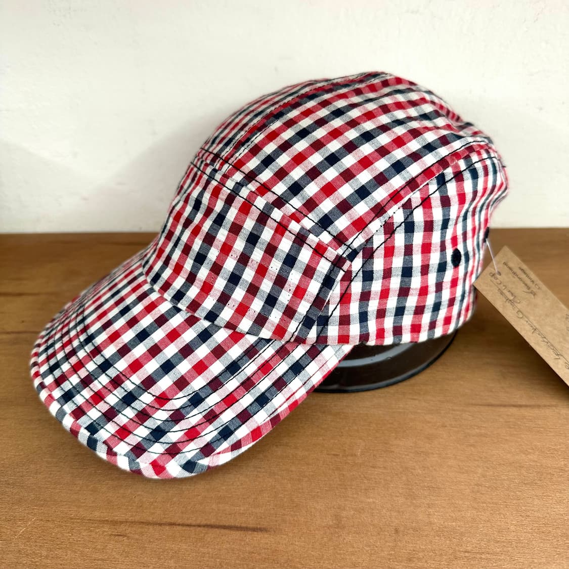 나이키 시어서커 깅엄체크 캡 상품이미지2