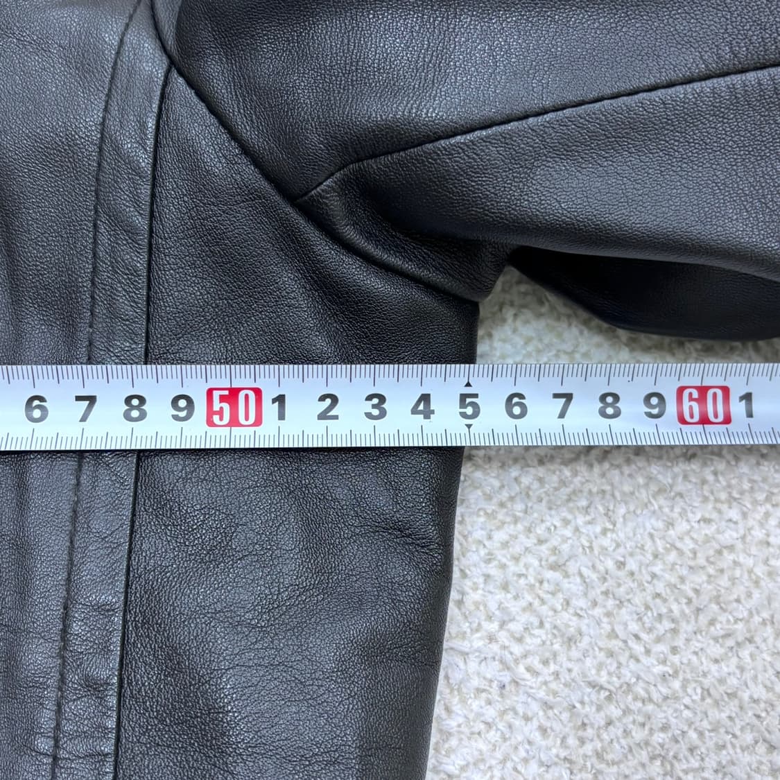 실측확인 런던포그 남성 양가죽 자켓 0429E 상품이미지6