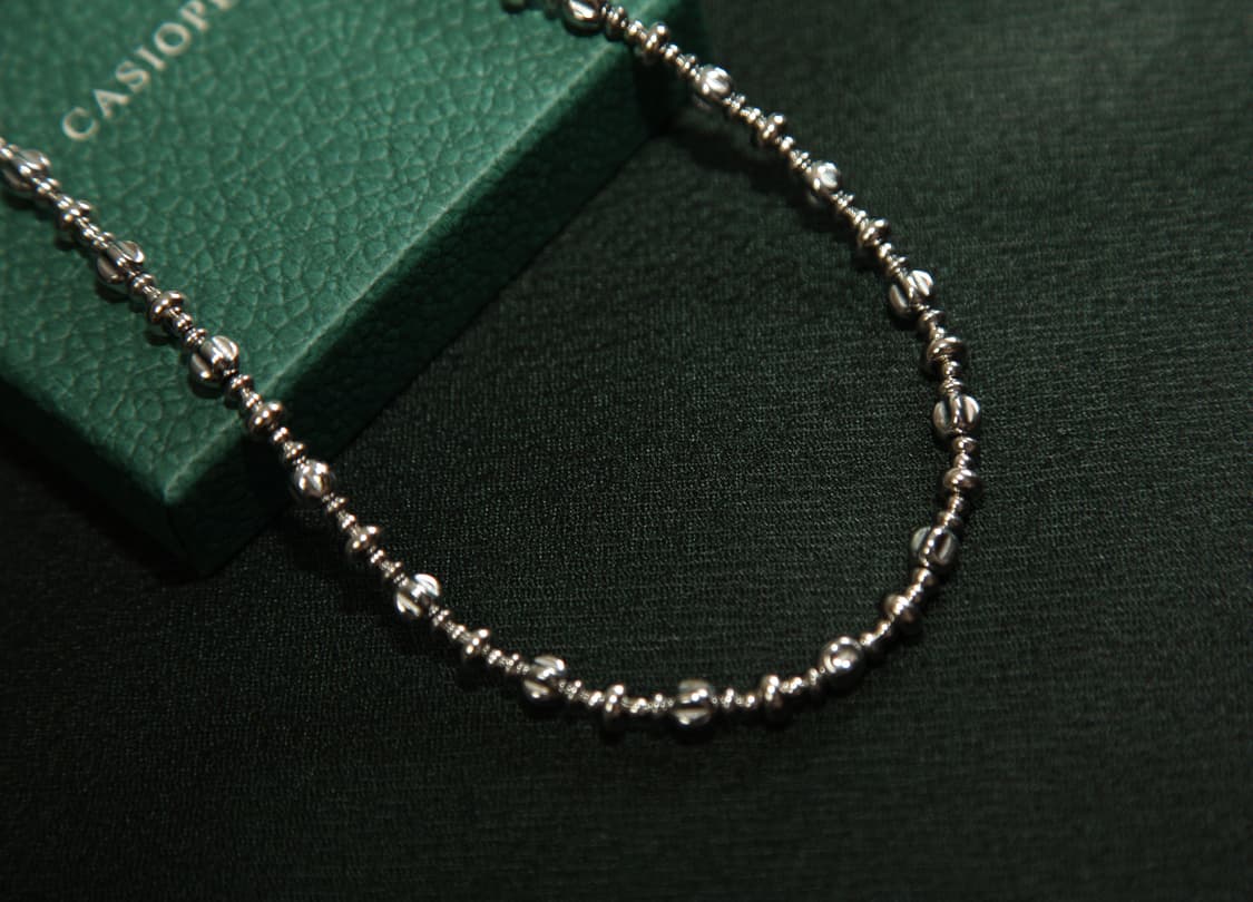 CASIOPEIA UFO Meteor 스타 해마타이트 크롬 네크리스 상품이미지4