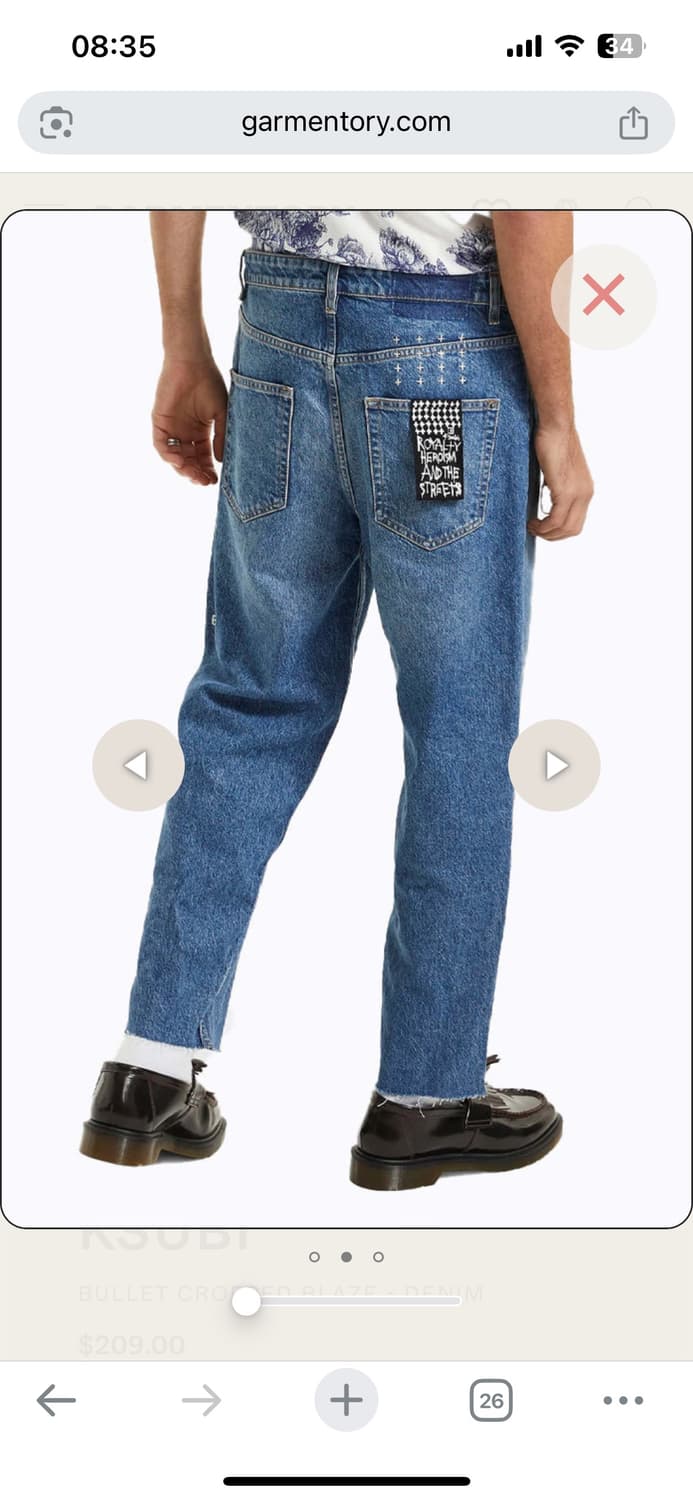 KSUBI bullet cropped blaze 32 상품이미지2