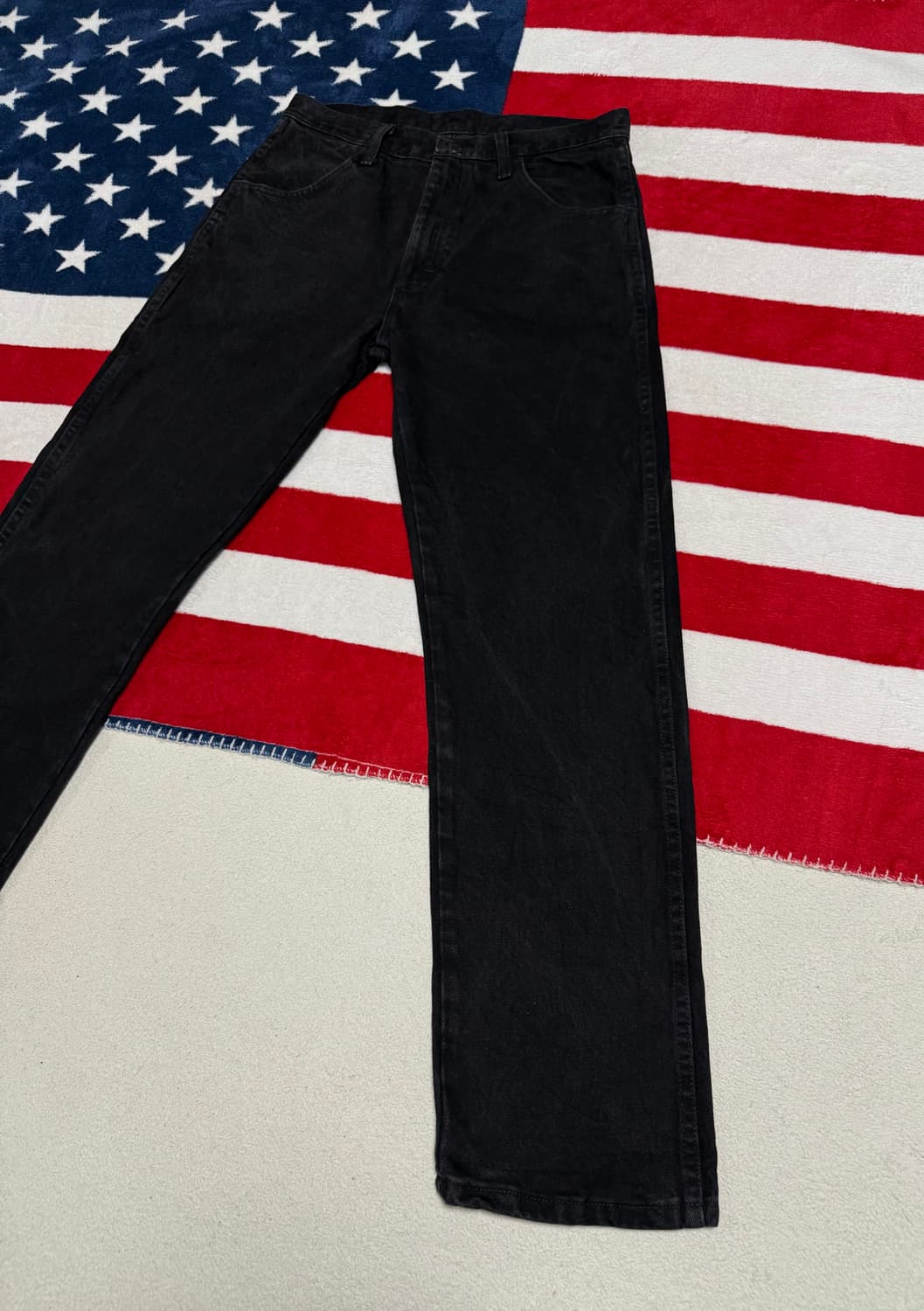 랭글러 서브브랜드 러슬러블랙진Rustler black jeans흑청데님 상품이미지3