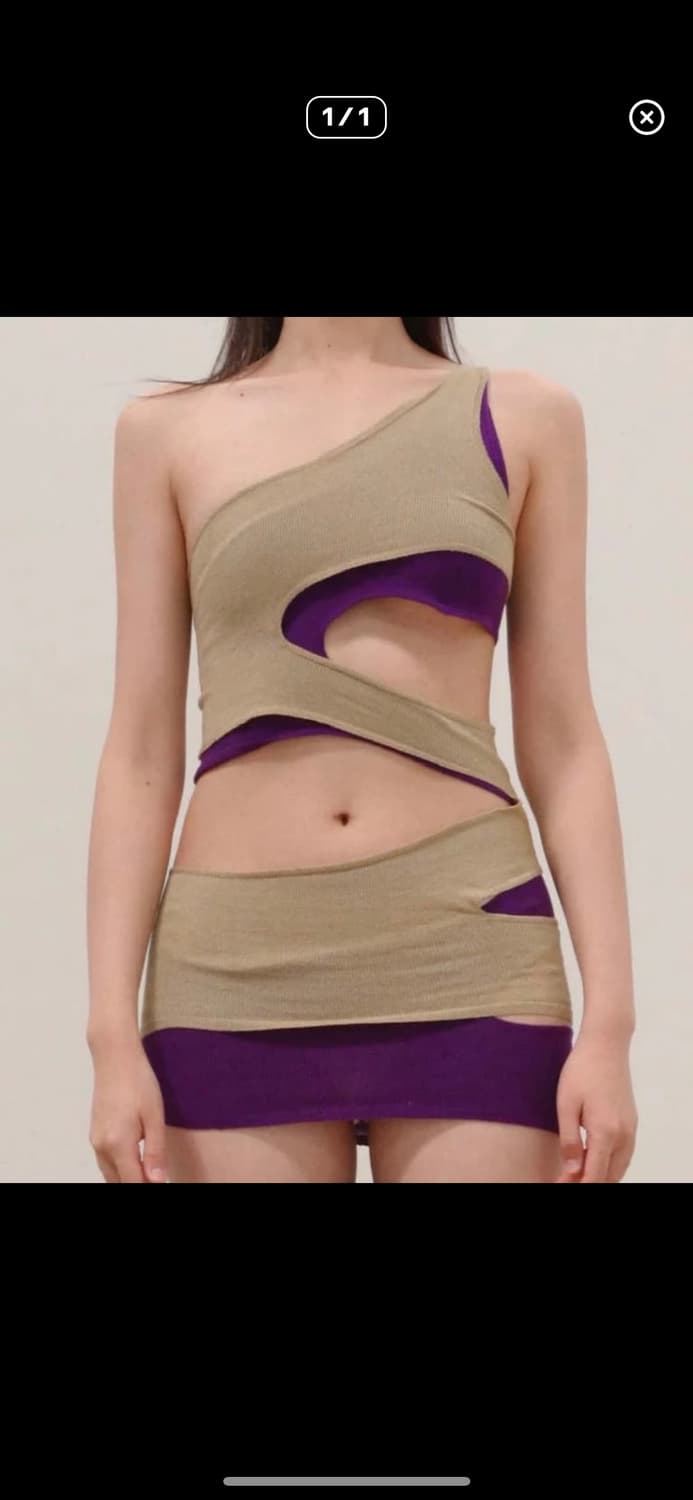 이사볼더 드레이핑 원피스 상품이미지1