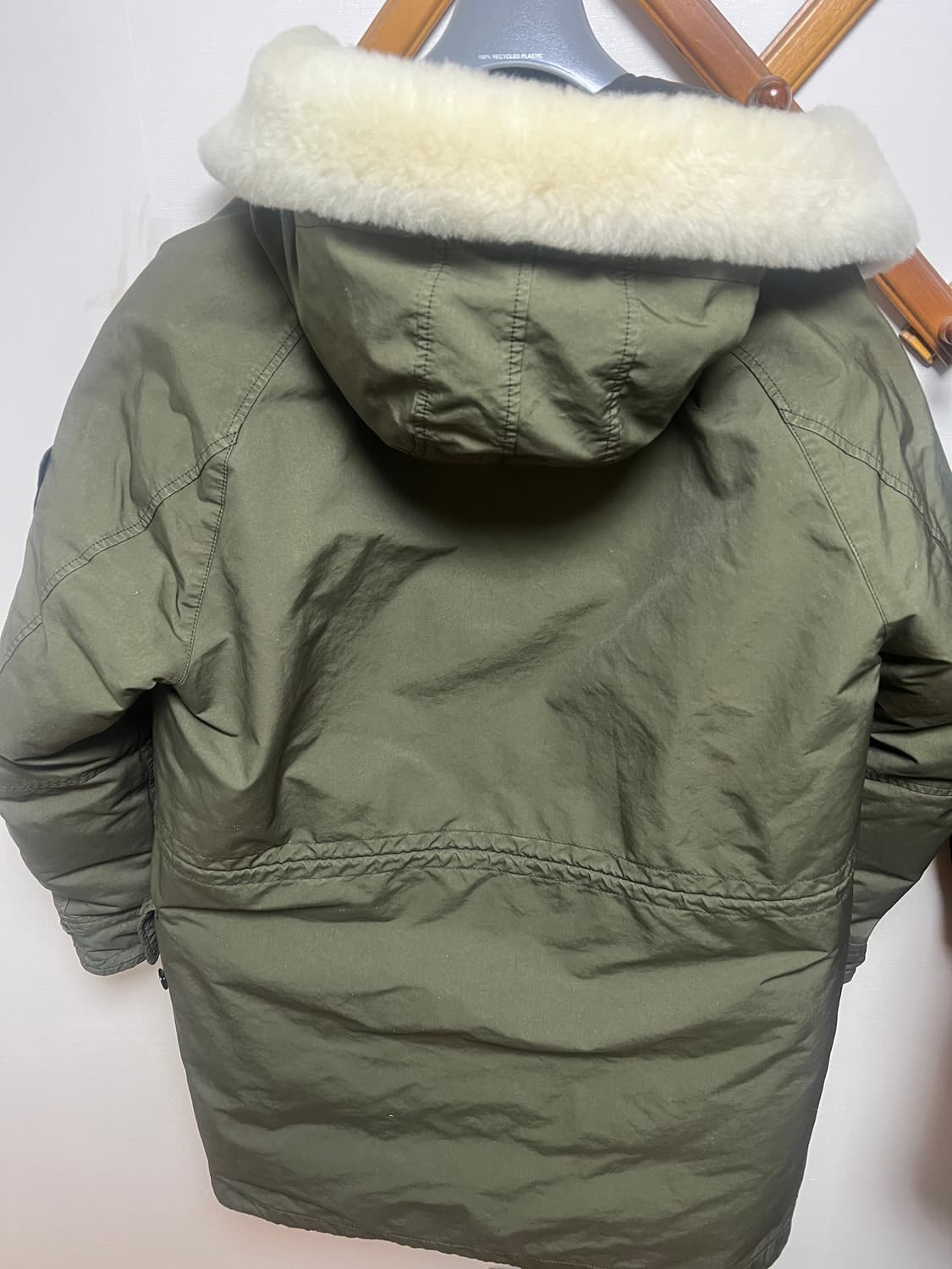 스톤아일랜드 23fw DAVID-TC 다운 롱패딩 올리브 카키 상품이미지2