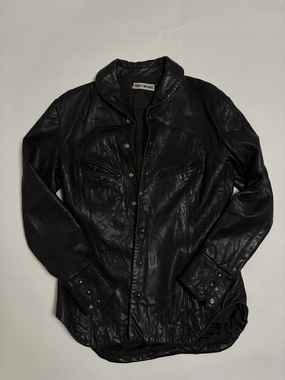 Issey Miyake  Leather Shirt 상품이미지2
