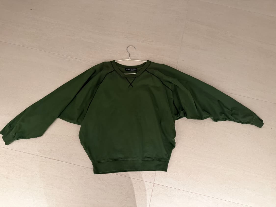 Y/PROJECT 루드핏 카키 맨투맨 상품이미지3