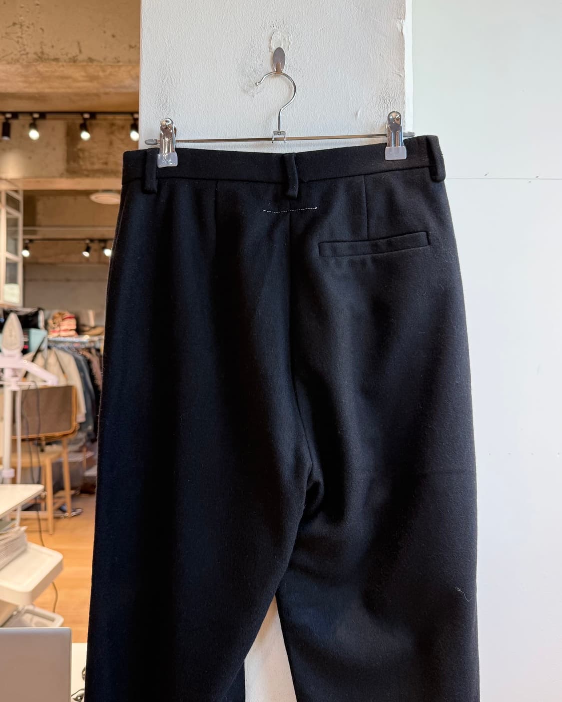 mm6 블랙 울 슬랙스 팬츠  상품이미지6