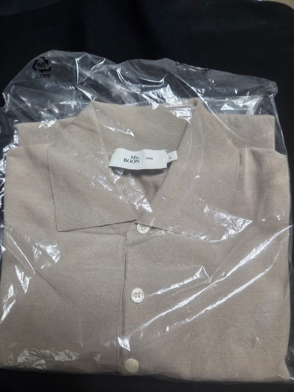 맨온더분 반팔니트 베이지 상품이미지1