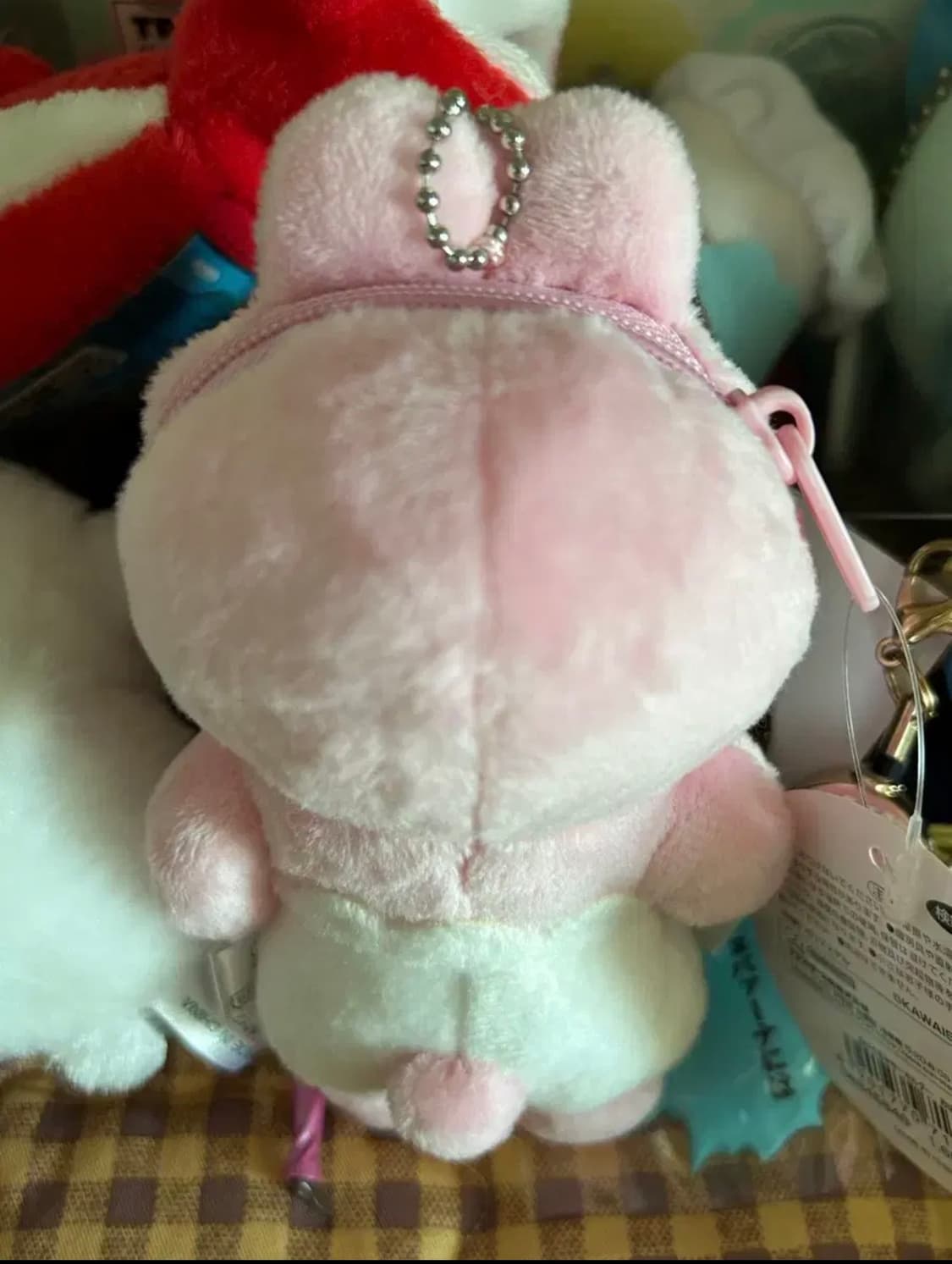 [새상품] 오빤츄 우사기 파우치 봉제인형 키홀더 키링 상품이미지2