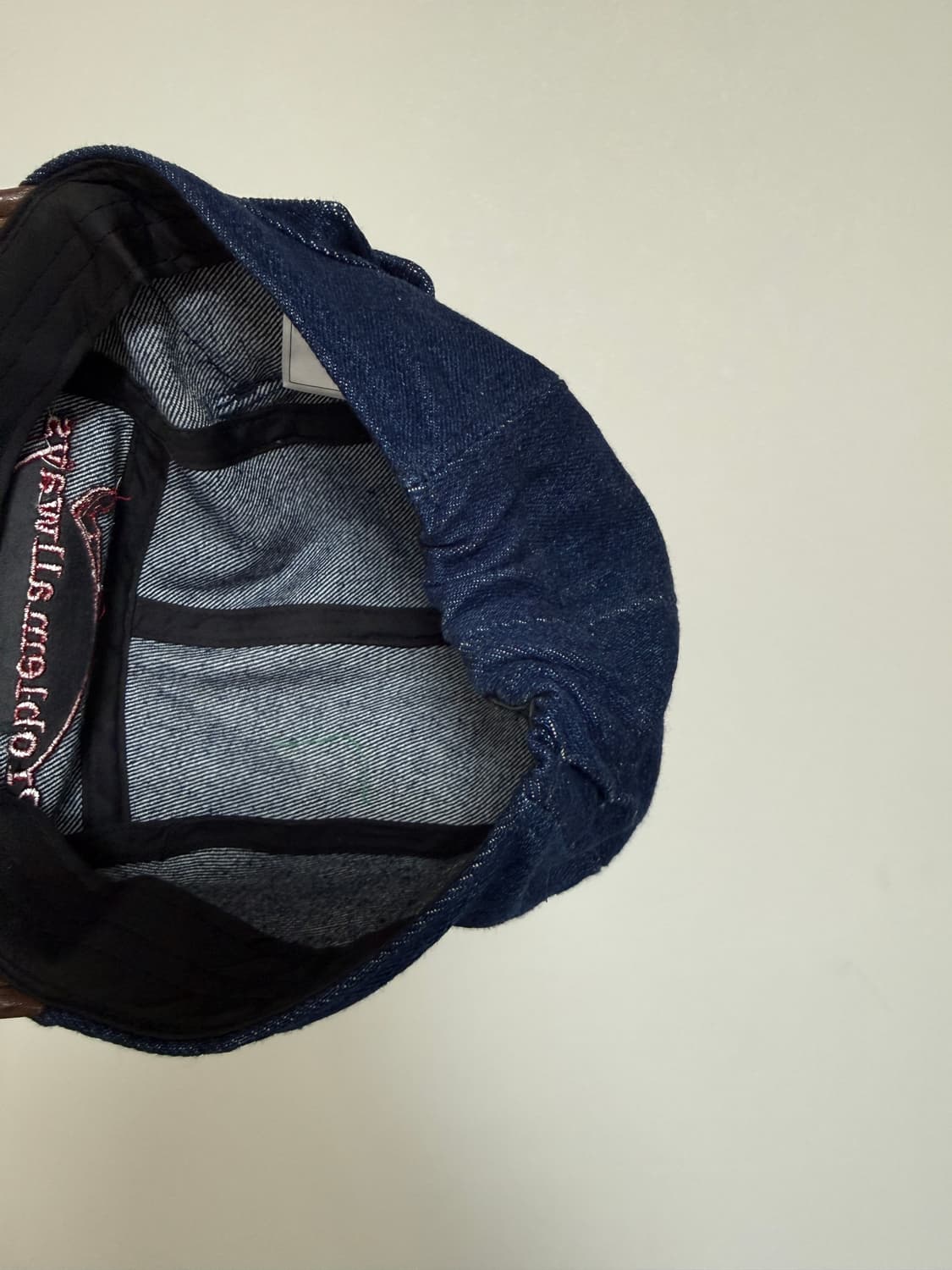 프라블럼올웨이즈 Logo Denim Pocket Camp Cap 상품이미지5