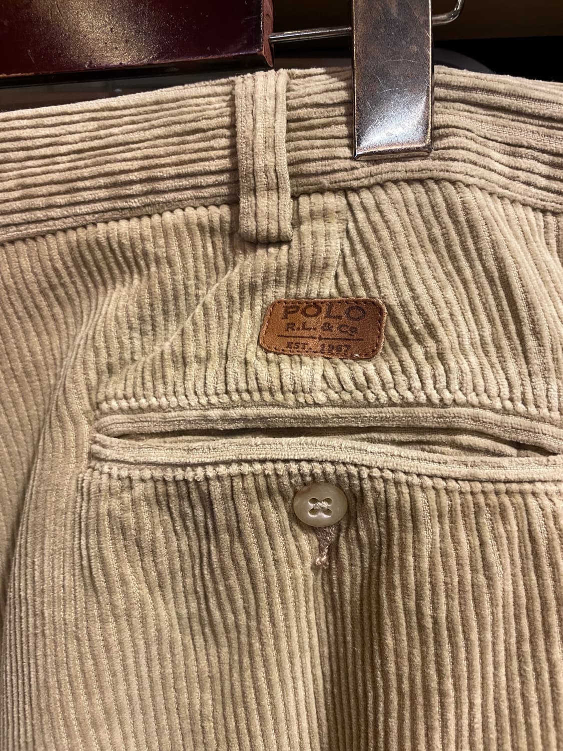 폴로 코듀로이 팬츠 상품이미지2