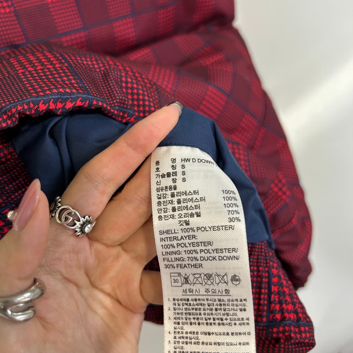 아디다스 여성 골프 패딩 S  상품이미지4