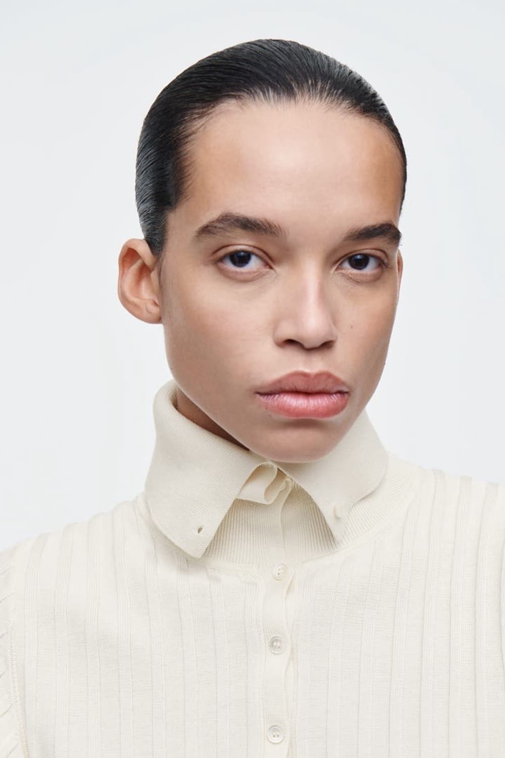 코스 실크 폴로 니트 탑 상품이미지3