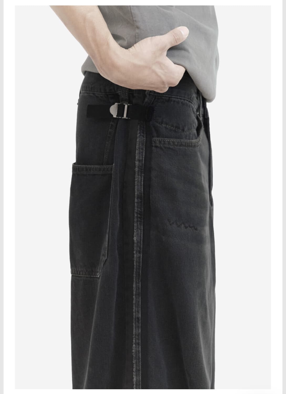 폴리테루 리빌드 고시마 워시드블랙 3 상품이미지6