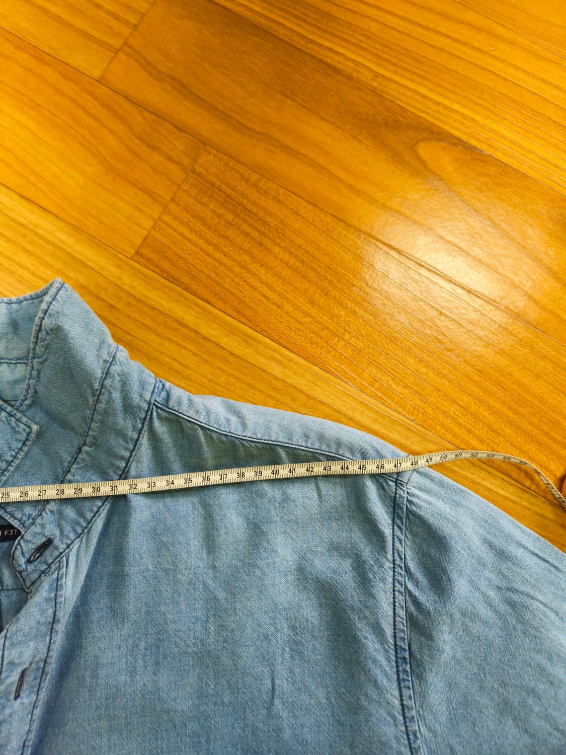 헤지스 데님셔츠 110 실착용사이즈 105+@ 상품이미지5