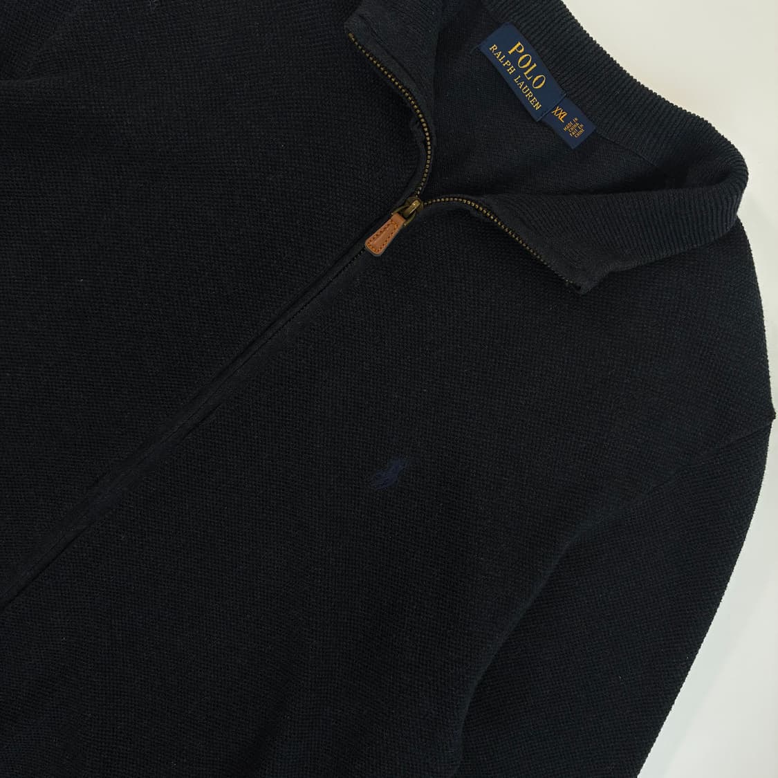 Polo 폴로 랄프로렌 현행 다크 네이비 집업 가디건 상품이미지3