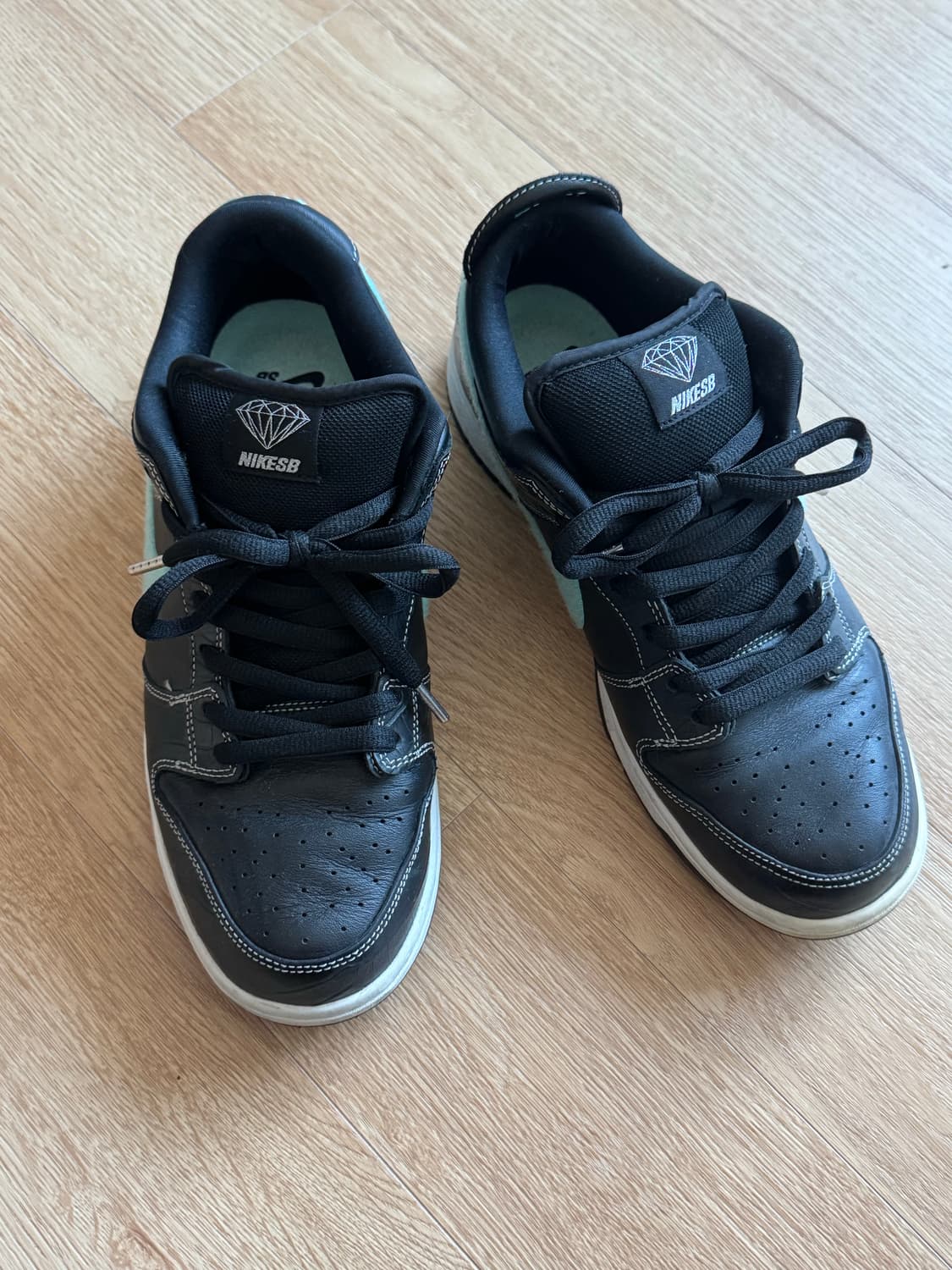 나이키 SB dunk low pro 블랙 다이아몬드 275cm 상품이미지1