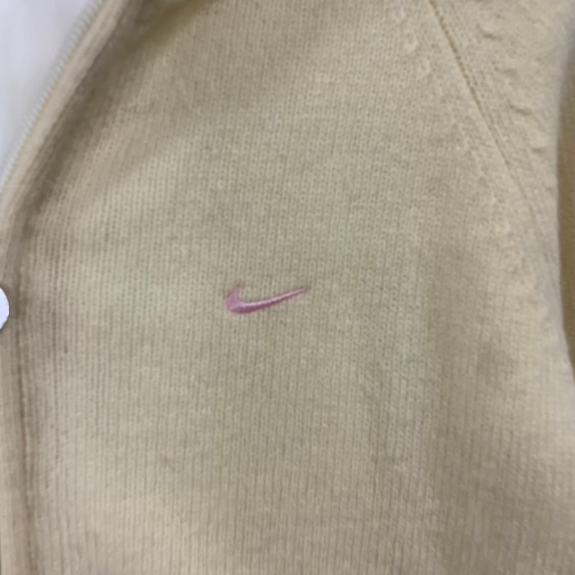 나이키 스우시 아이보리 니트 후드집업 상품이미지4